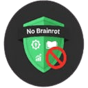 No-Brainrot - Productivy Focused Browser Extension logo
